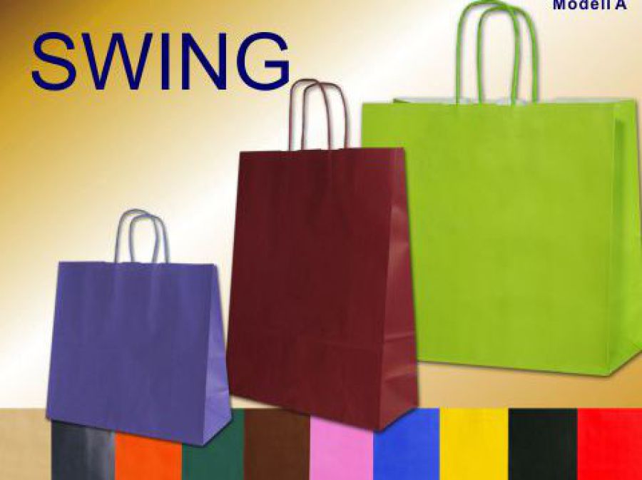 Papiertaschen farbig in verschiedenen Farben schwarz, lemon, blue, gelb, pink, mocca, sand, rot, bordeaux, dunkelgrün und violett mit Papierkordel